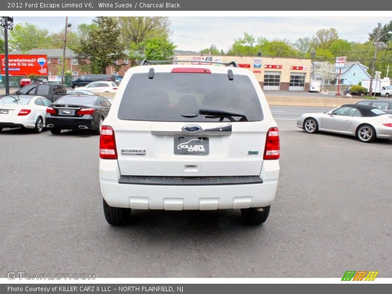 White Suede / Charcoal Black 2012 Ford Escape Limited V6