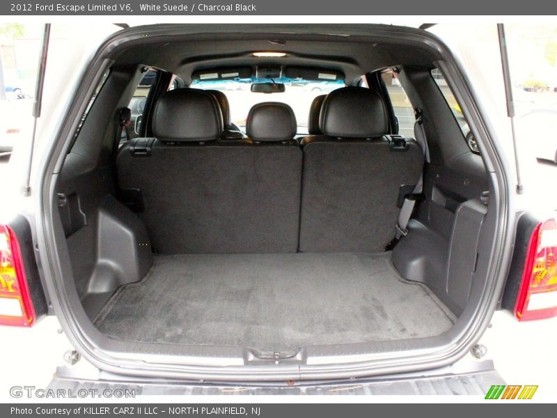 White Suede / Charcoal Black 2012 Ford Escape Limited V6