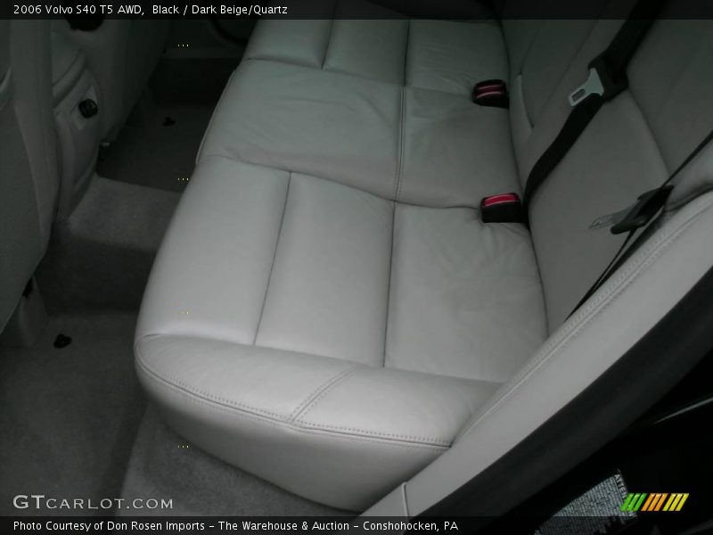 Black / Dark Beige/Quartz 2006 Volvo S40 T5 AWD