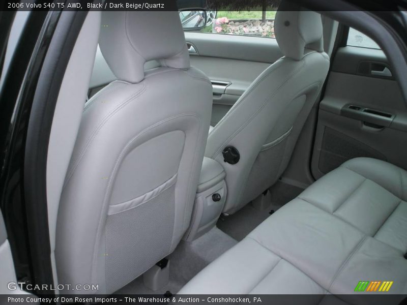 Black / Dark Beige/Quartz 2006 Volvo S40 T5 AWD