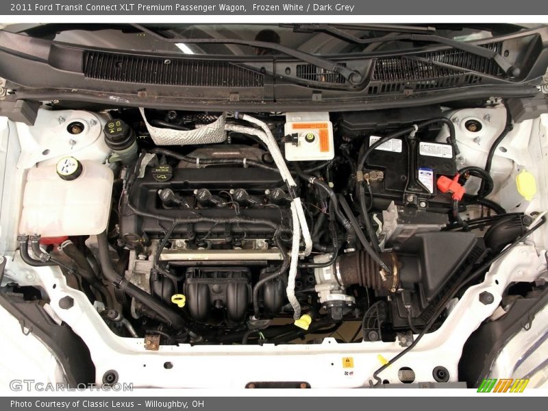 Frozen White / Dark Grey 2011 Ford Transit Connect XLT Premium Passenger Wagon
