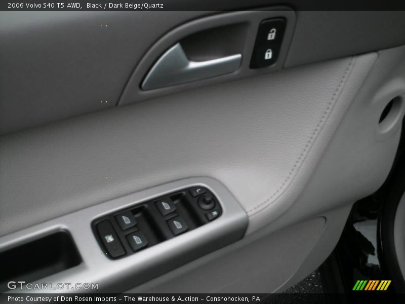 Black / Dark Beige/Quartz 2006 Volvo S40 T5 AWD