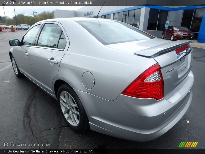Ingot Silver Metallic / Charcoal Black 2012 Ford Fusion SEL