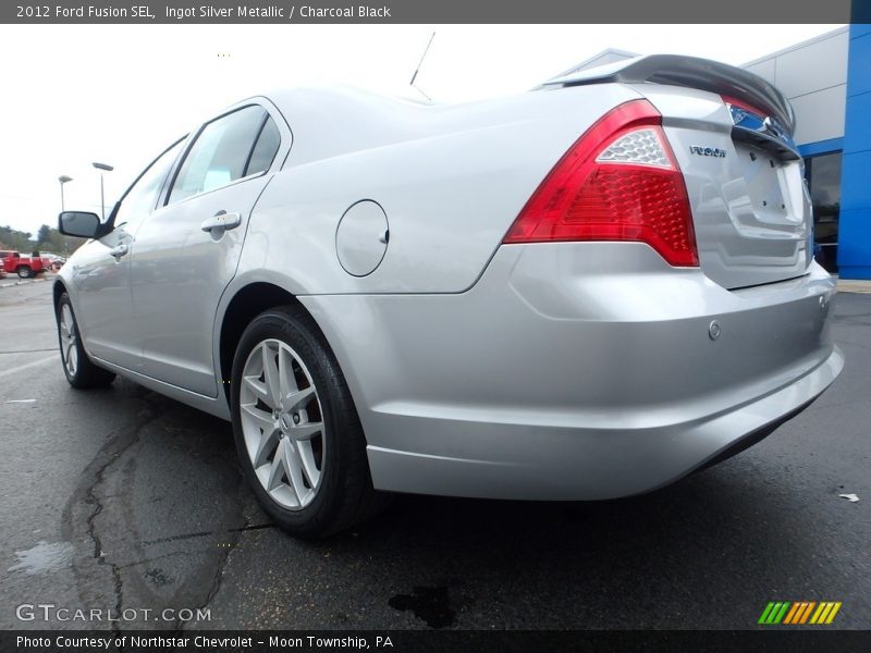 Ingot Silver Metallic / Charcoal Black 2012 Ford Fusion SEL