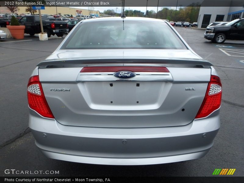 Ingot Silver Metallic / Charcoal Black 2012 Ford Fusion SEL