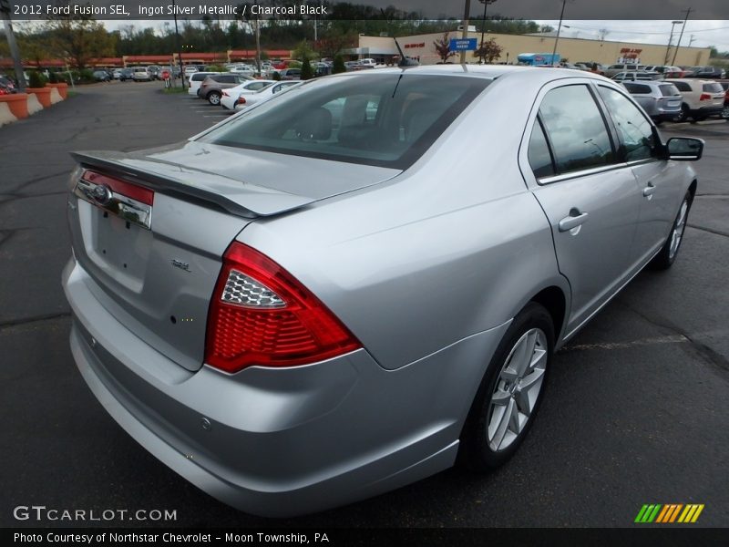 Ingot Silver Metallic / Charcoal Black 2012 Ford Fusion SEL