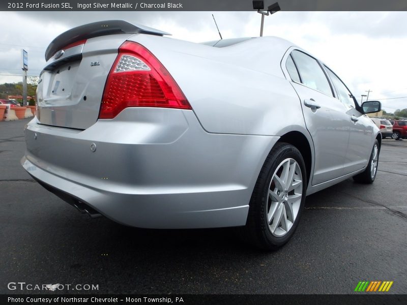 Ingot Silver Metallic / Charcoal Black 2012 Ford Fusion SEL