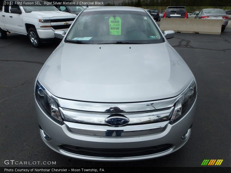 Ingot Silver Metallic / Charcoal Black 2012 Ford Fusion SEL