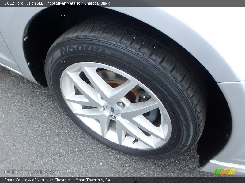 Ingot Silver Metallic / Charcoal Black 2012 Ford Fusion SEL