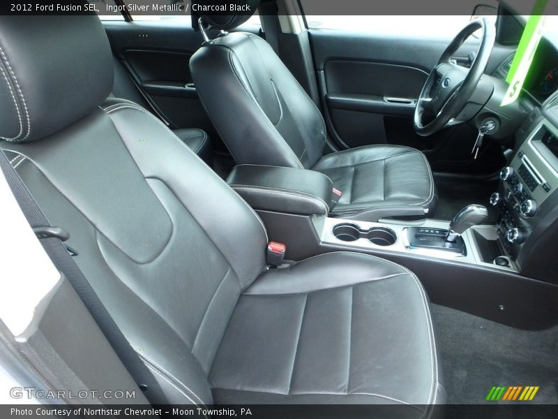 Ingot Silver Metallic / Charcoal Black 2012 Ford Fusion SEL