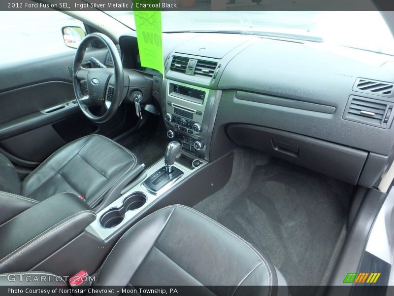 Ingot Silver Metallic / Charcoal Black 2012 Ford Fusion SEL