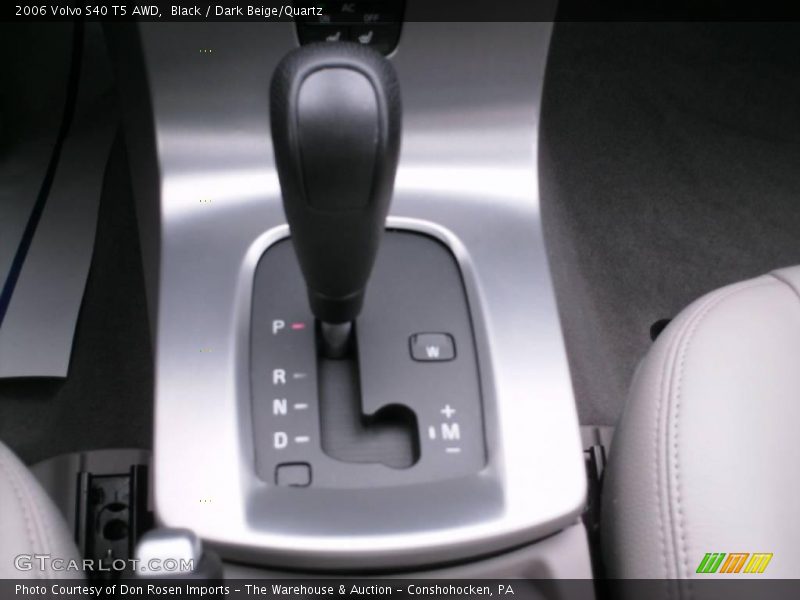 Black / Dark Beige/Quartz 2006 Volvo S40 T5 AWD