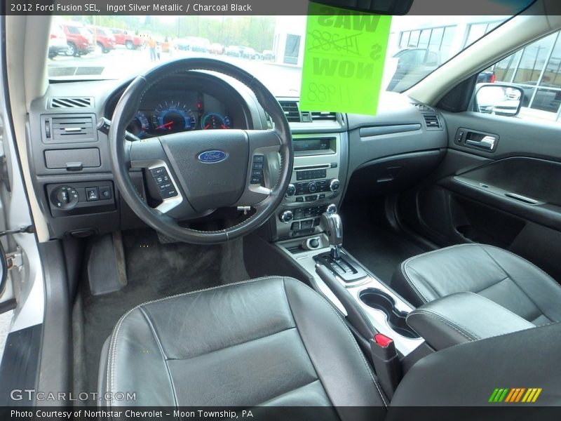 Ingot Silver Metallic / Charcoal Black 2012 Ford Fusion SEL