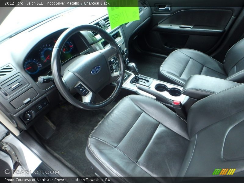 Ingot Silver Metallic / Charcoal Black 2012 Ford Fusion SEL