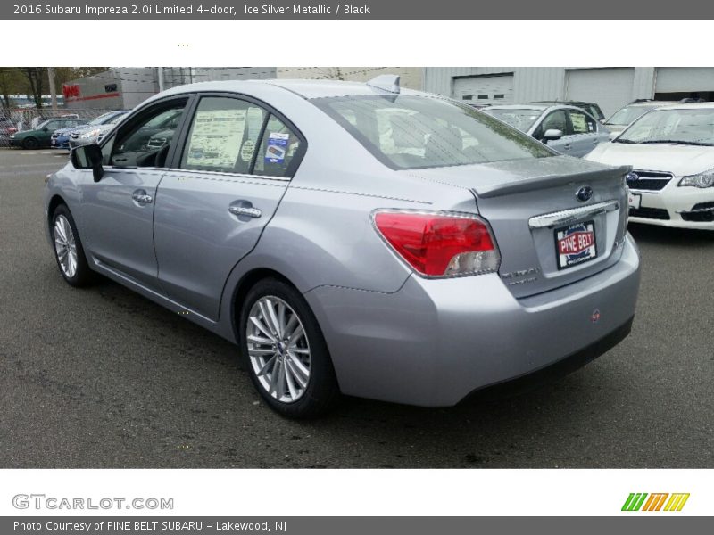 Ice Silver Metallic / Black 2016 Subaru Impreza 2.0i Limited 4-door