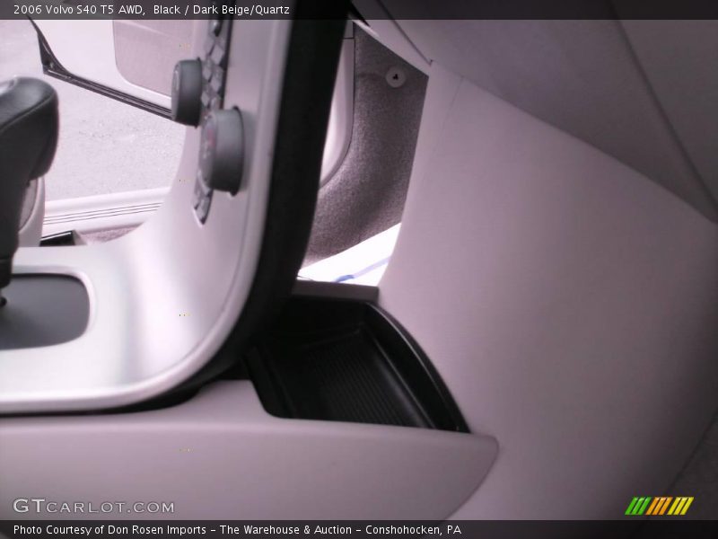 Black / Dark Beige/Quartz 2006 Volvo S40 T5 AWD