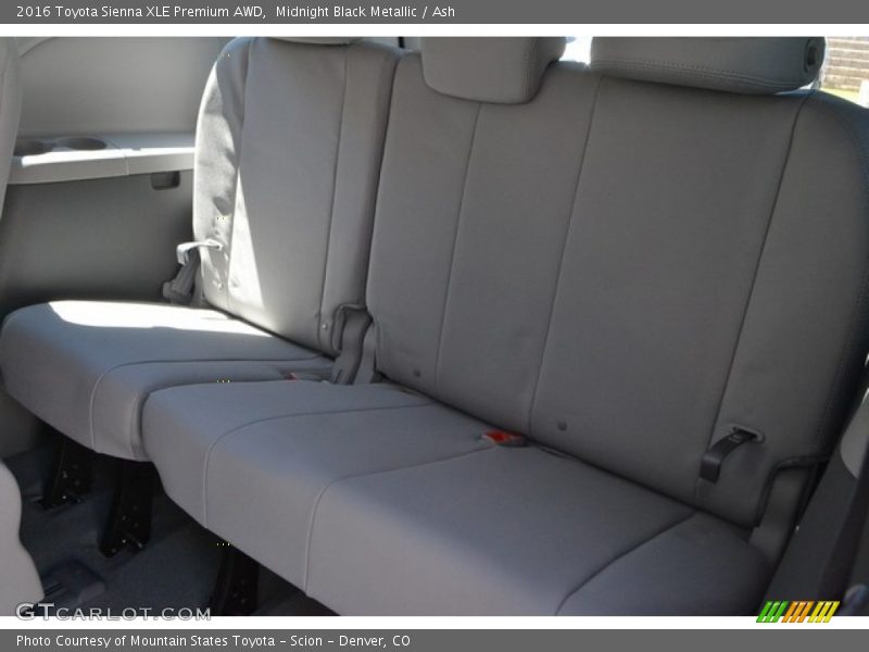 Midnight Black Metallic / Ash 2016 Toyota Sienna XLE Premium AWD