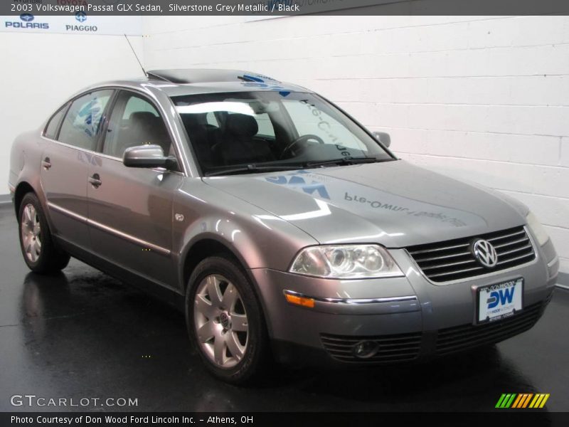 Silverstone Grey Metallic / Black 2003 Volkswagen Passat GLX Sedan