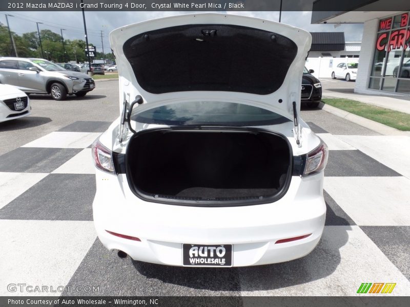 Crystal White Pearl Mica / Black 2012 Mazda MAZDA3 i Grand Touring 4 Door