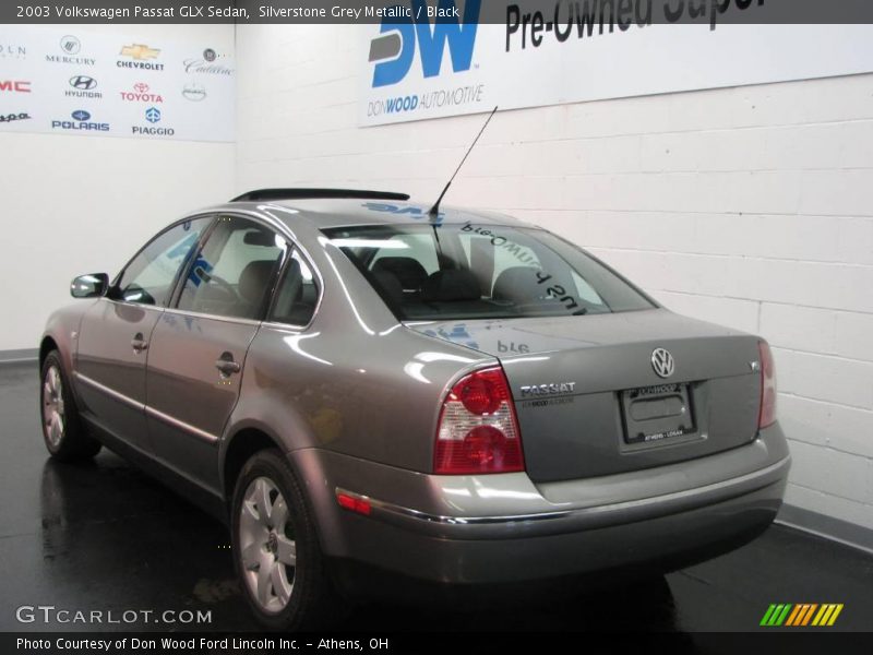 Silverstone Grey Metallic / Black 2003 Volkswagen Passat GLX Sedan