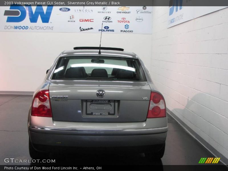 Silverstone Grey Metallic / Black 2003 Volkswagen Passat GLX Sedan