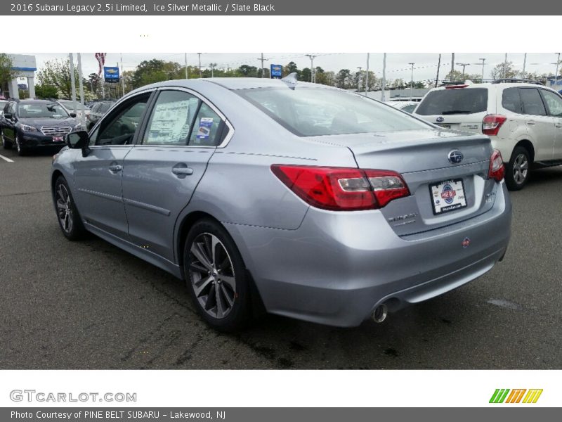 Ice Silver Metallic / Slate Black 2016 Subaru Legacy 2.5i Limited