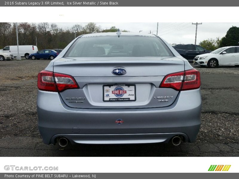Ice Silver Metallic / Slate Black 2016 Subaru Legacy 3.6R Limited