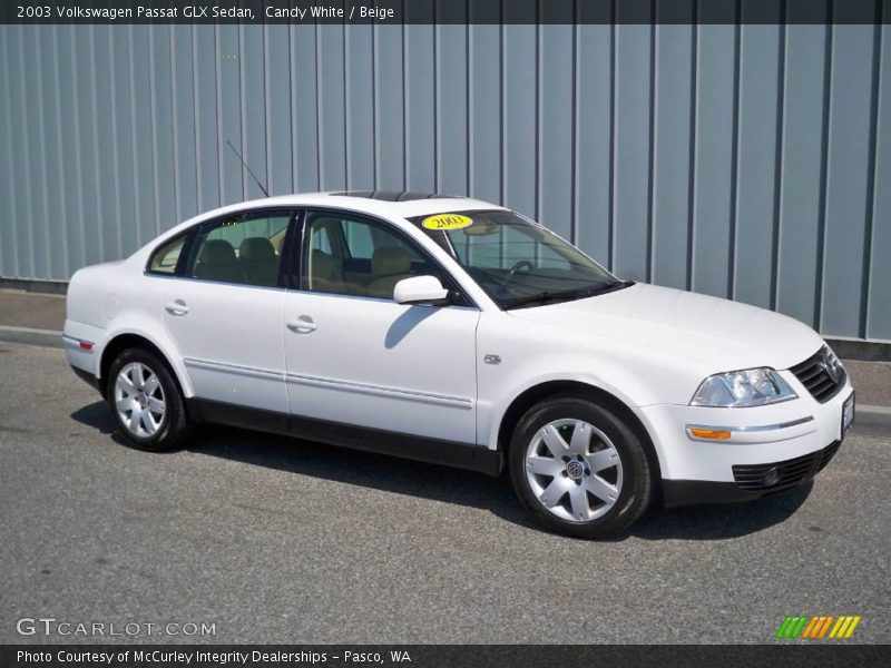 Candy White / Beige 2003 Volkswagen Passat GLX Sedan