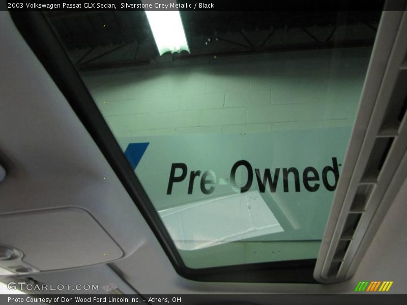 Silverstone Grey Metallic / Black 2003 Volkswagen Passat GLX Sedan
