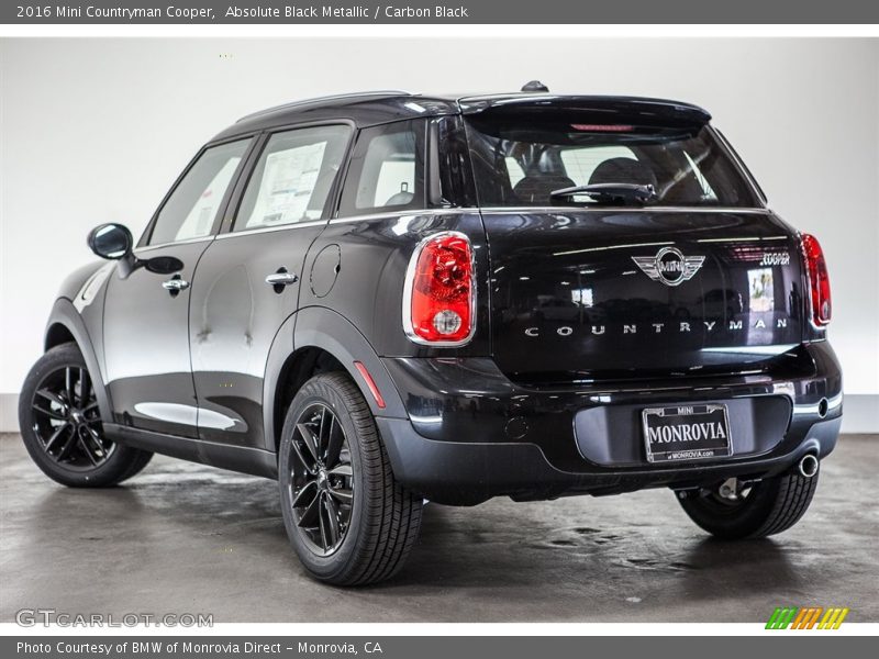 Absolute Black Metallic / Carbon Black 2016 Mini Countryman Cooper