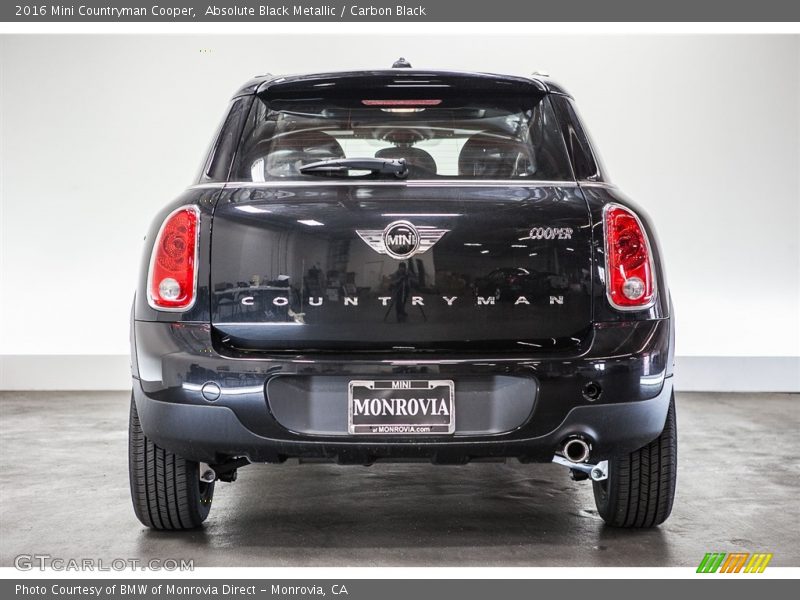 Absolute Black Metallic / Carbon Black 2016 Mini Countryman Cooper