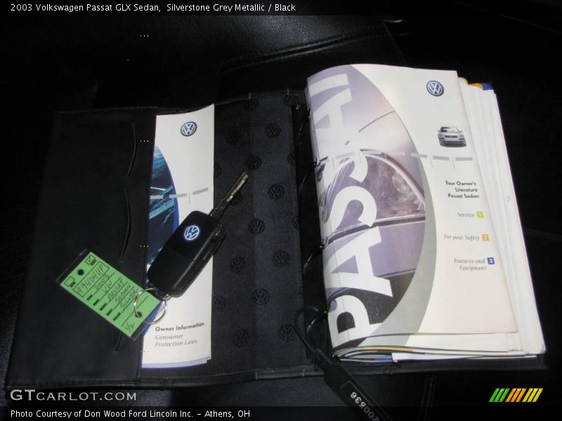 Silverstone Grey Metallic / Black 2003 Volkswagen Passat GLX Sedan