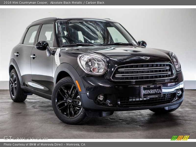Absolute Black Metallic / Carbon Black 2016 Mini Countryman Cooper