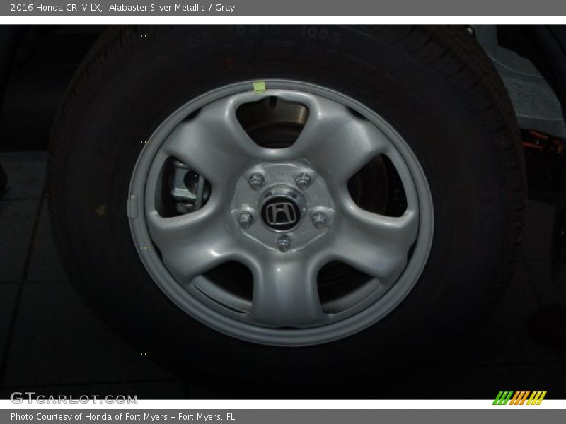 Alabaster Silver Metallic / Gray 2016 Honda CR-V LX