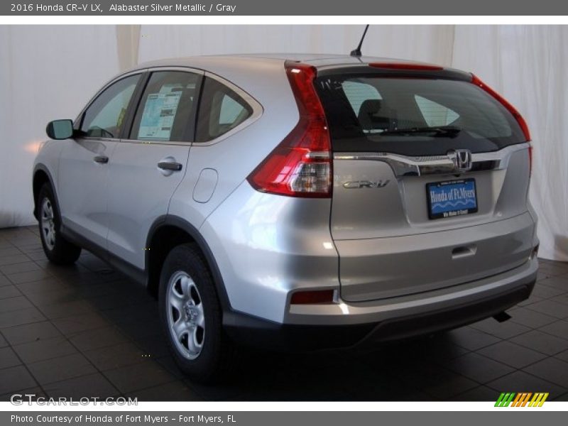 Alabaster Silver Metallic / Gray 2016 Honda CR-V LX