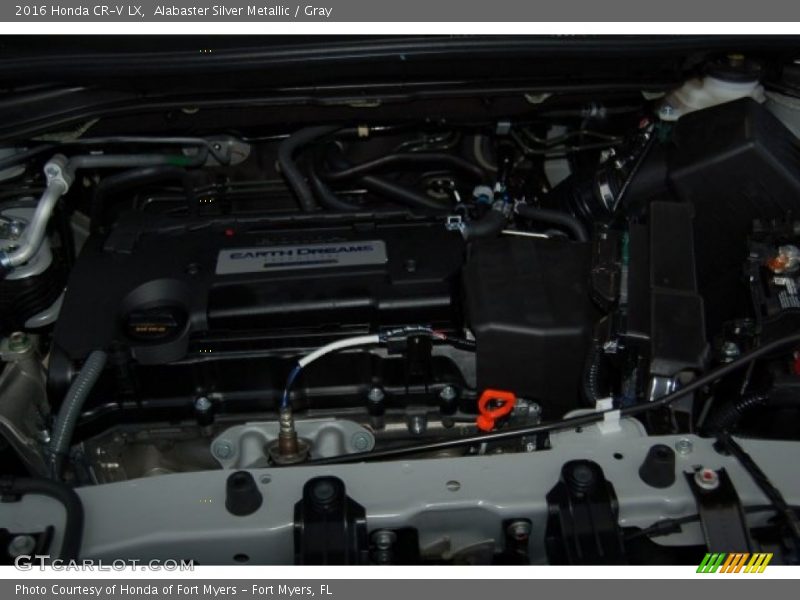 Alabaster Silver Metallic / Gray 2016 Honda CR-V LX