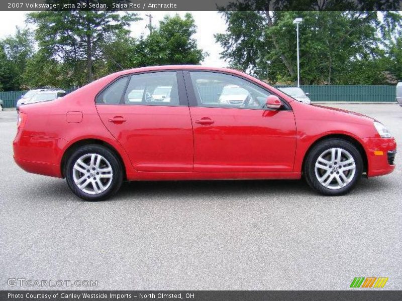 Salsa Red / Anthracite 2007 Volkswagen Jetta 2.5 Sedan