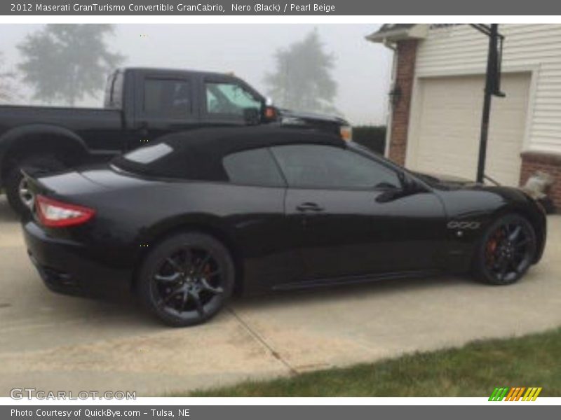 Nero (Black) / Pearl Beige 2012 Maserati GranTurismo Convertible GranCabrio