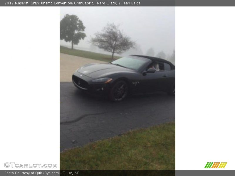 Nero (Black) / Pearl Beige 2012 Maserati GranTurismo Convertible GranCabrio