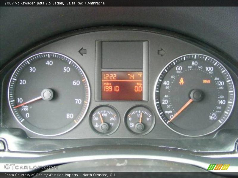 Salsa Red / Anthracite 2007 Volkswagen Jetta 2.5 Sedan
