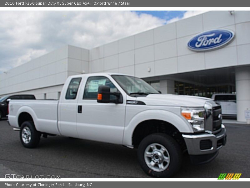 Oxford White / Steel 2016 Ford F250 Super Duty XL Super Cab 4x4