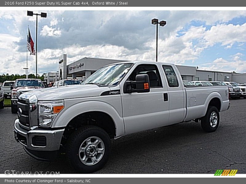 Oxford White / Steel 2016 Ford F250 Super Duty XL Super Cab 4x4