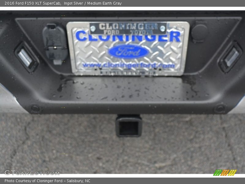 Ingot Silver / Medium Earth Gray 2016 Ford F150 XLT SuperCab