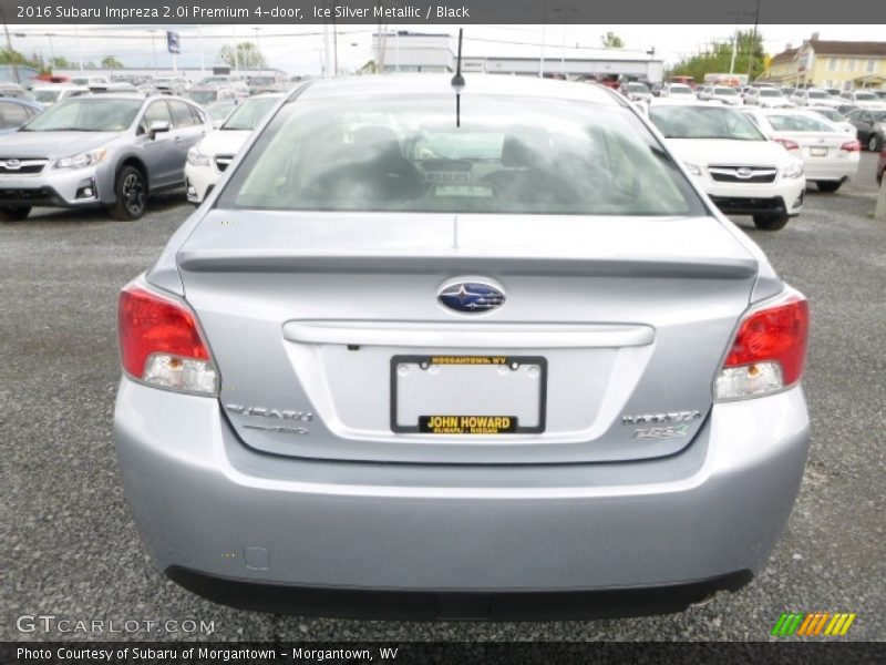 Ice Silver Metallic / Black 2016 Subaru Impreza 2.0i Premium 4-door