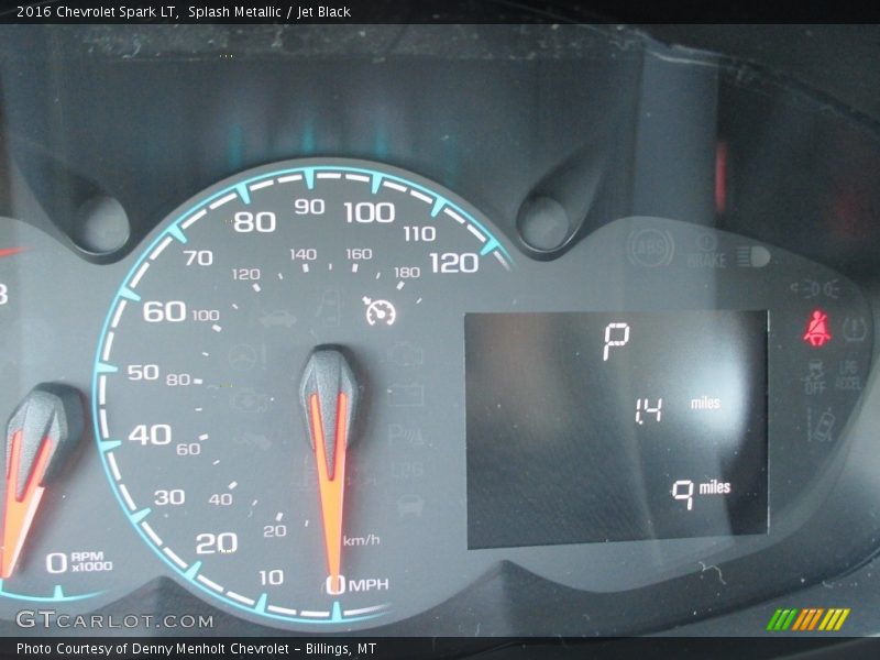 Splash Metallic / Jet Black 2016 Chevrolet Spark LT