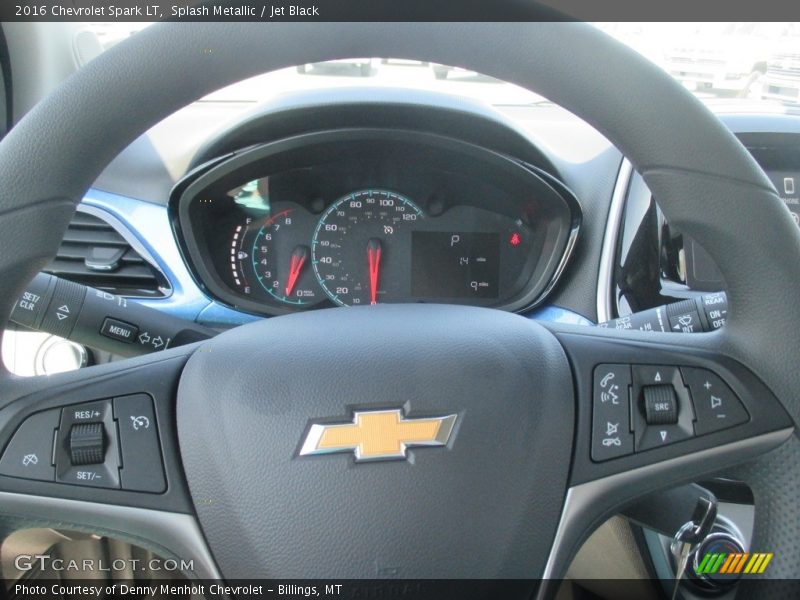 Splash Metallic / Jet Black 2016 Chevrolet Spark LT