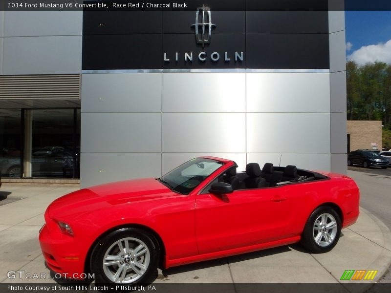 Race Red / Charcoal Black 2014 Ford Mustang V6 Convertible