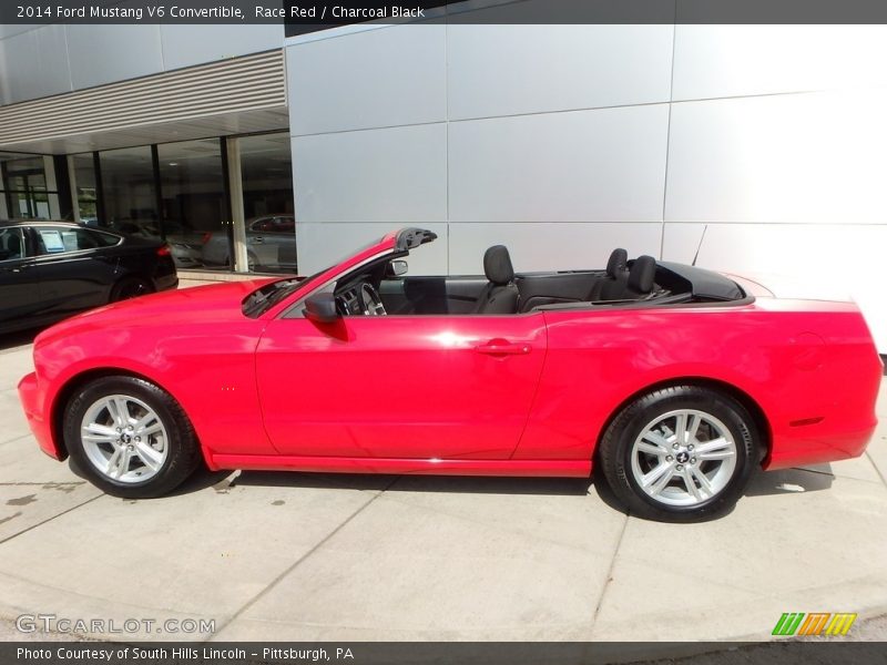Race Red / Charcoal Black 2014 Ford Mustang V6 Convertible