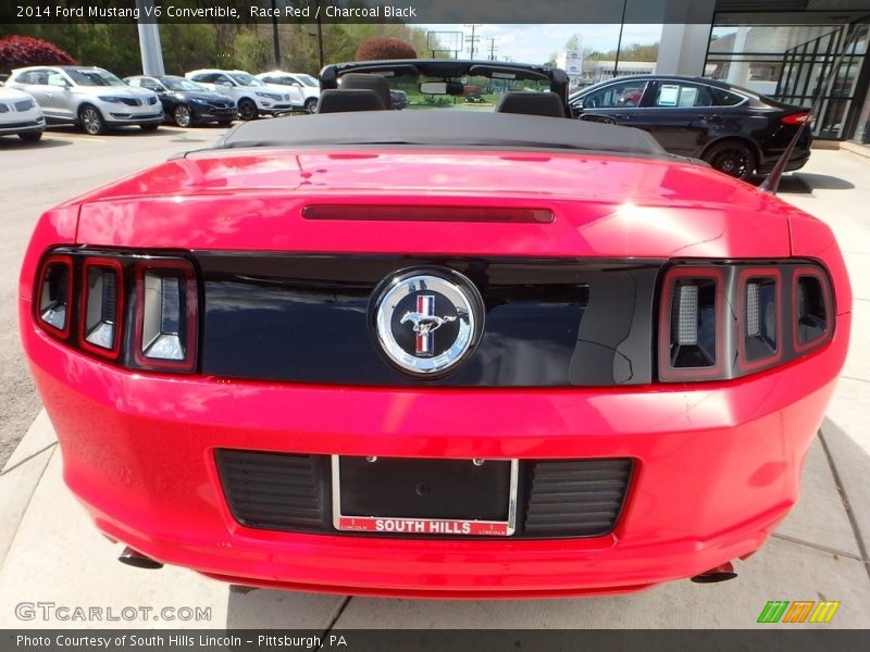 Race Red / Charcoal Black 2014 Ford Mustang V6 Convertible