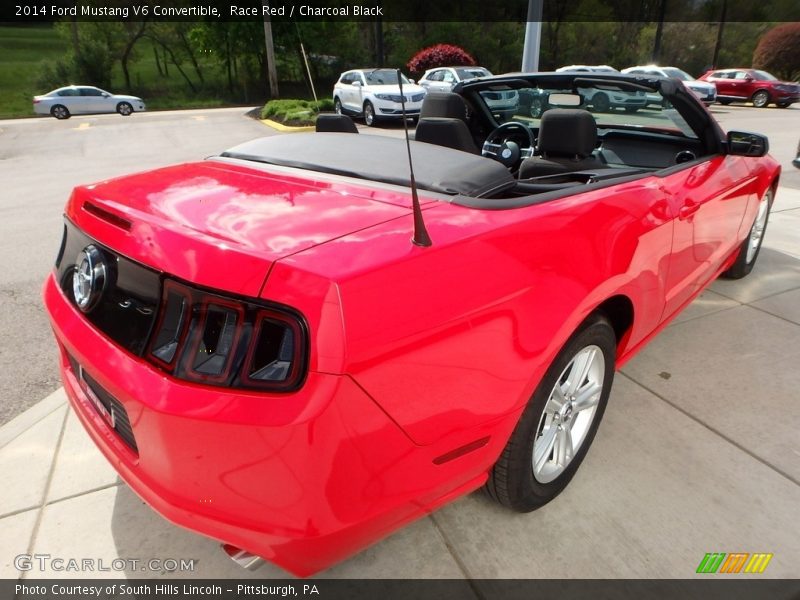 Race Red / Charcoal Black 2014 Ford Mustang V6 Convertible